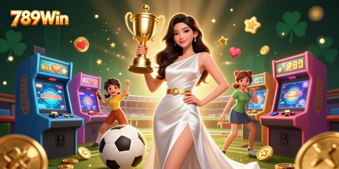 Experience the thrill of winning at 789Win with a glamorous celebration of sports betting and gaming.