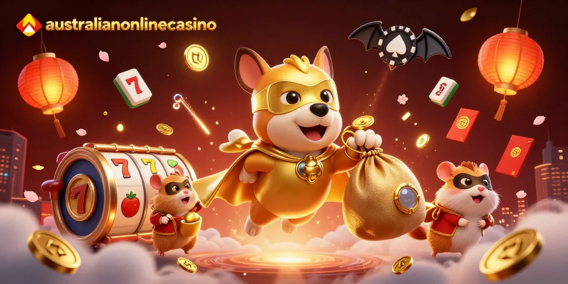 Experience the thrill of winning at australianonlinecasino with exciting slots and vibrant characters!